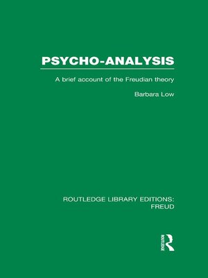 cover image of Psycho-Analysis (RLE
